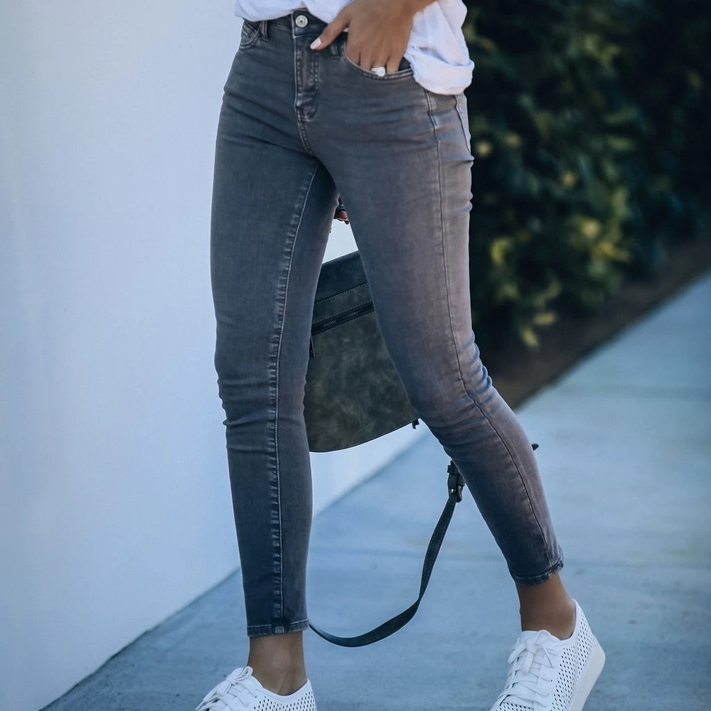 Vici Charcoal Skinny Jeans